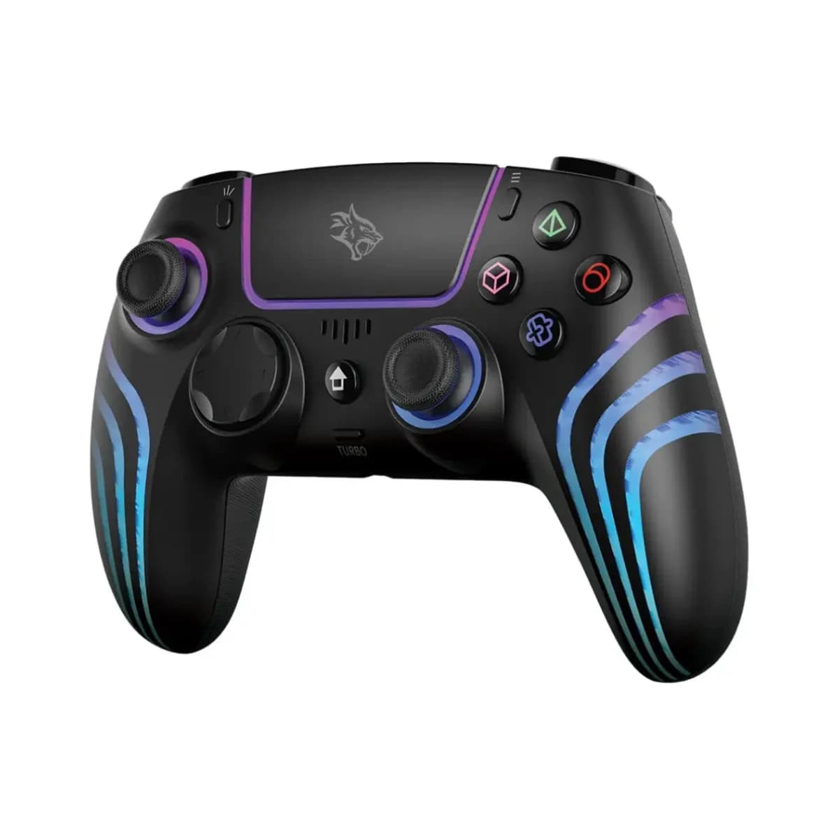 Porodo Gaming ShadowX Wireless PS5 Controller with Touchpad & Vibration - Thumbnail Angle 1 | Elmougi Store UAE