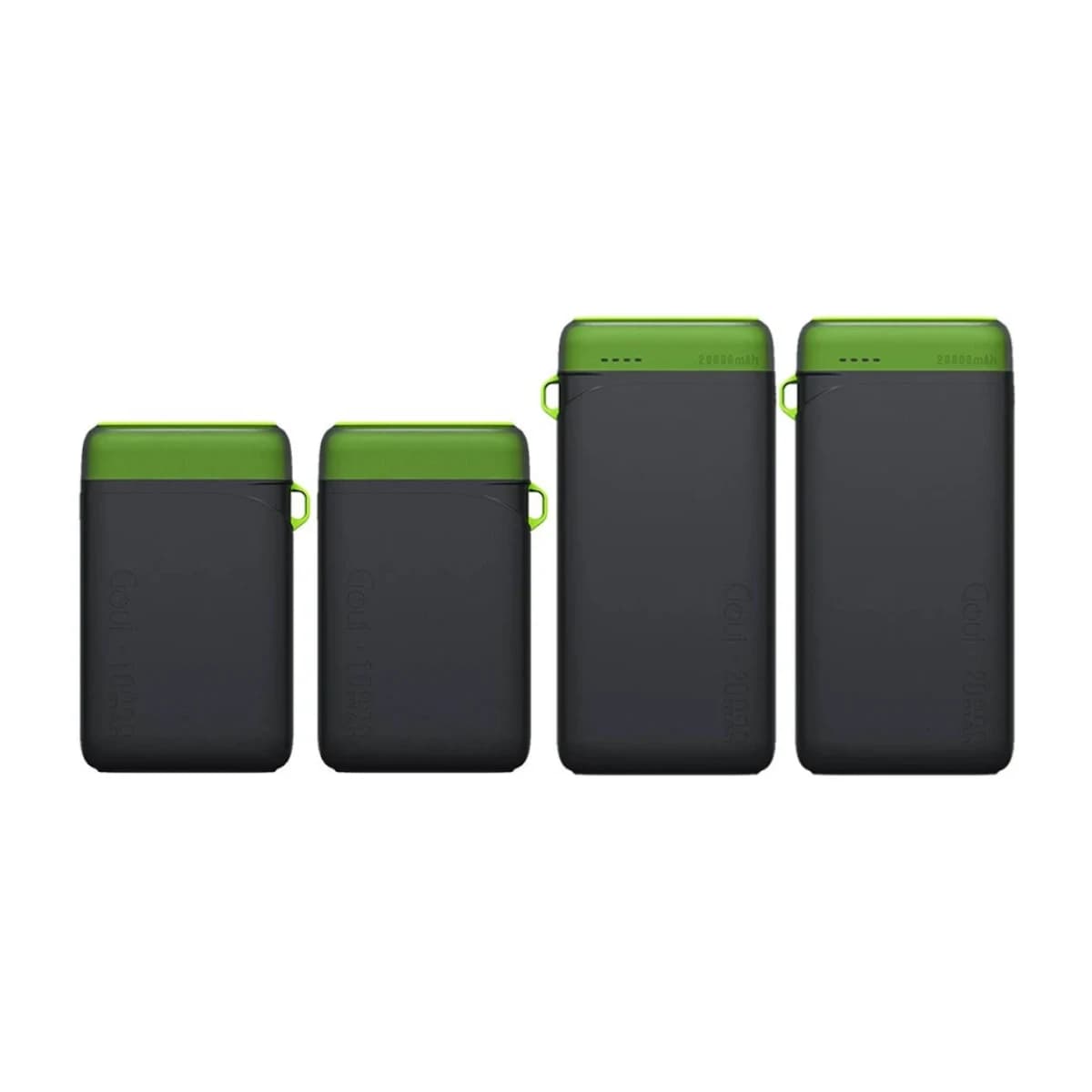 Goui 60000 mAh Power Bank Set (2x 20000mAh + 2x 10000mAh) - Black - Thumbnail Angle 1 | Elmougi Store UAE
