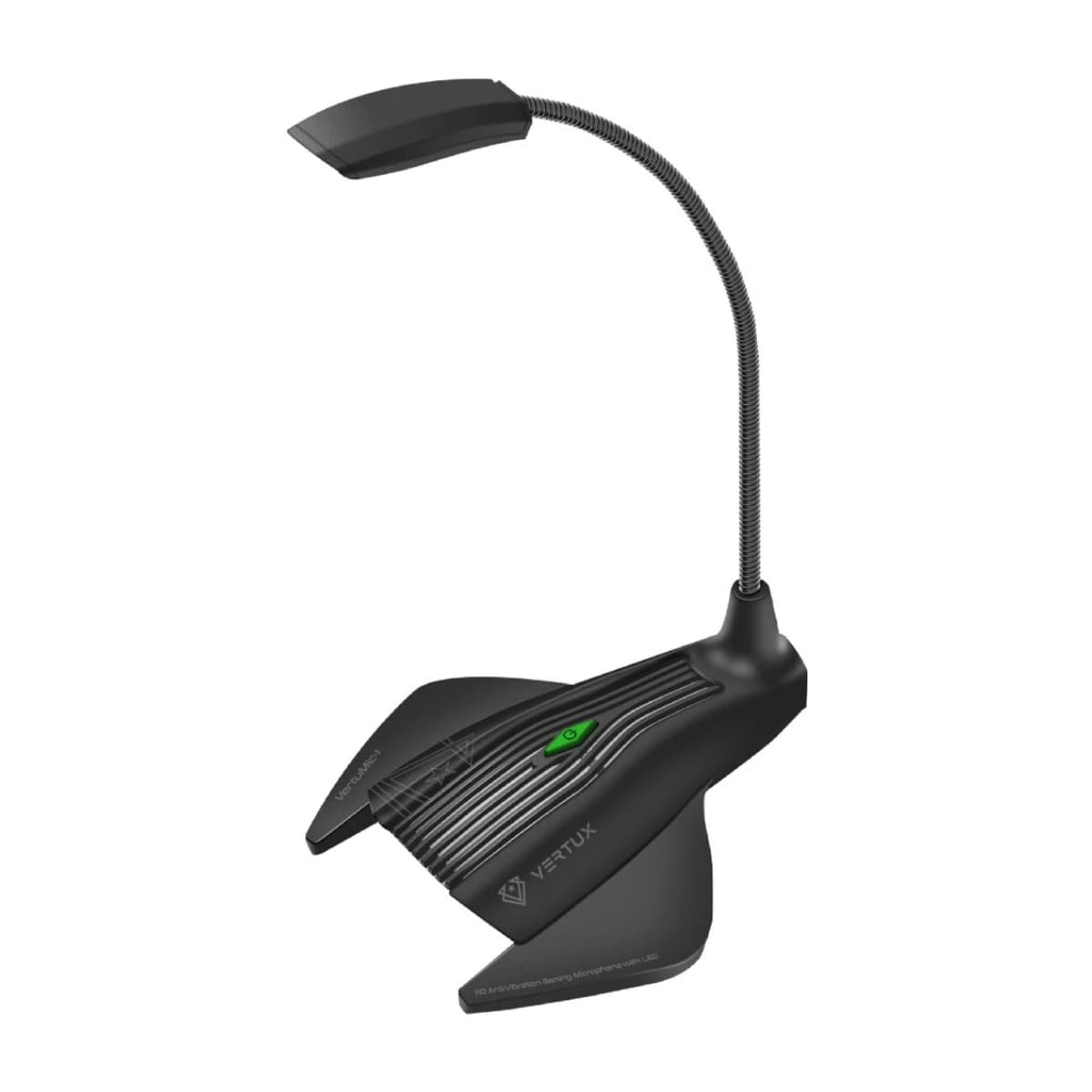Vertux VertuMic-1 USB Gaming Microphone with RGB Light - Thumbnail Angle 1 | Elmougi Store UAE