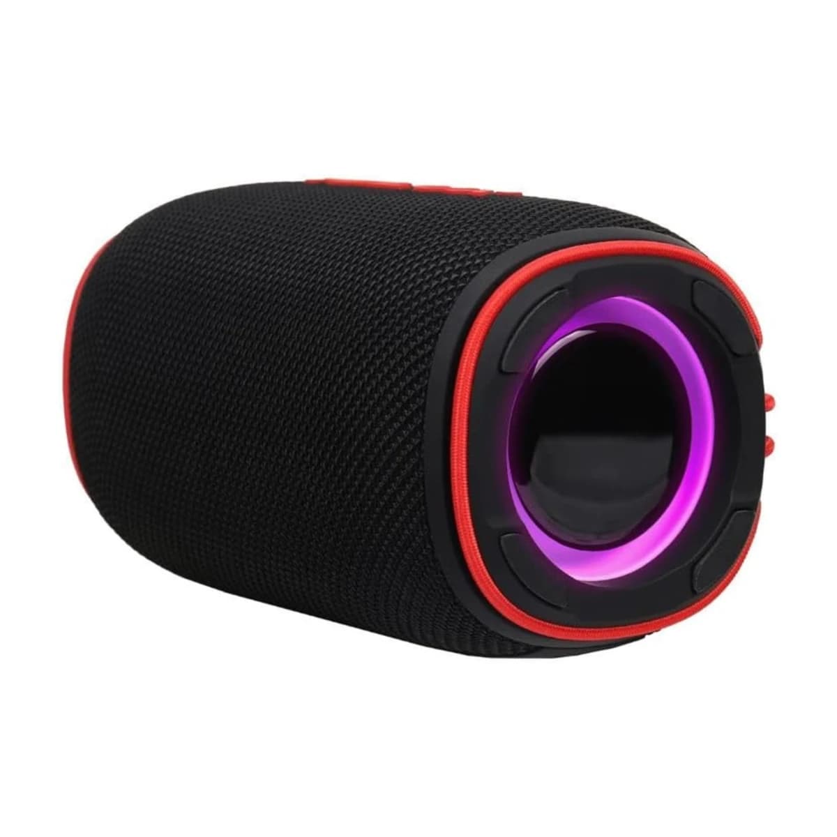 Telux HiBass15 Wireless Speaker 15W Black Red - Thumbnail Angle 3 | Elmougi Store UAE