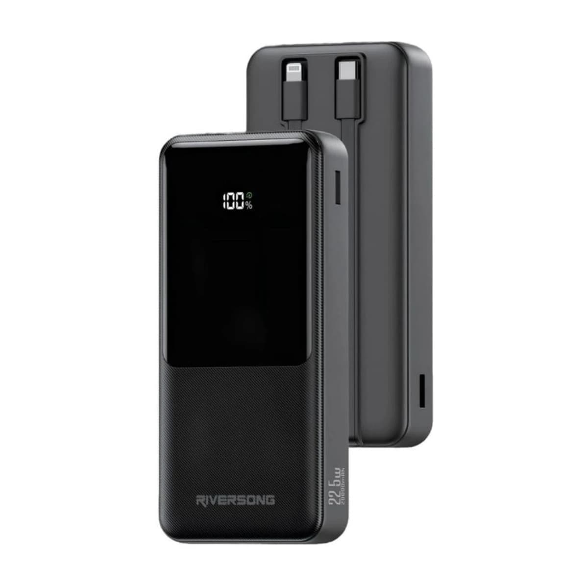 RIVERSONG Horizon 20 Pro Power Bank 20000mAh, 22.5W Fast Charging, Digital Display - Thumbnail Angle 1 | Elmougi Store UAE