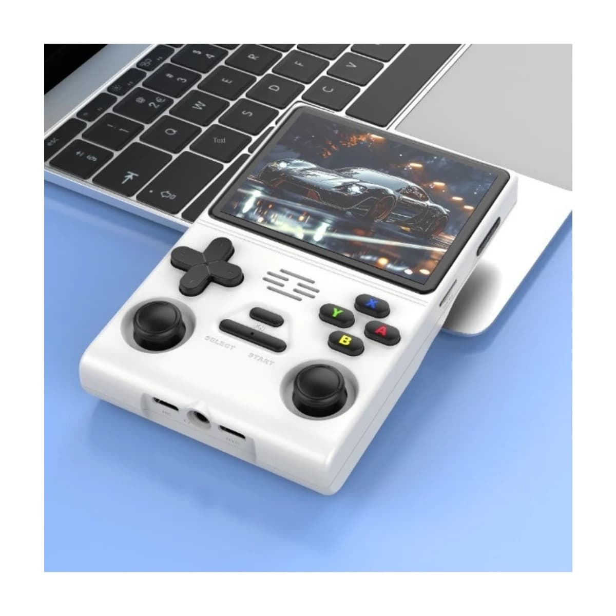M18 Pro Handheld Video Game Console with 3.5-inch Display and 2 Wireless Controllers - Thumbnail Angle 3 | Elmougi Store UAE
