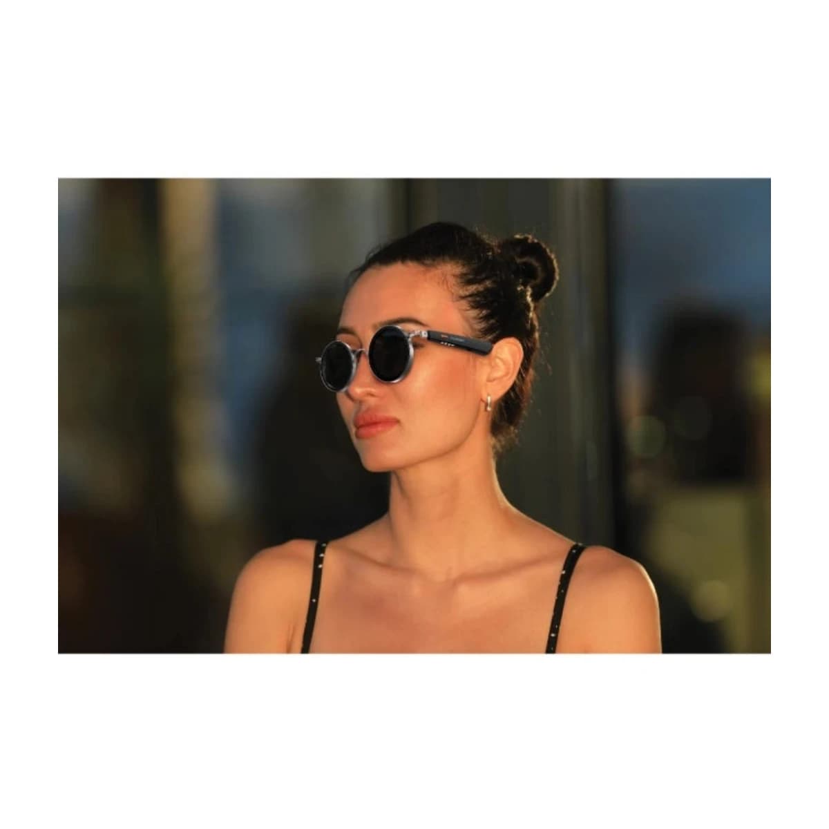 Porodo Lifestyle Velora Smart Sunglasses with Bluetooth 5.2 & Voice Assistant - Thumbnail Angle 2 | Elmougi Store UAE