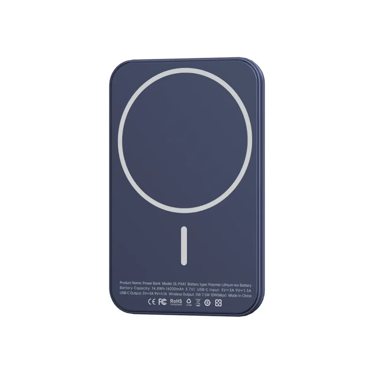 Green Lion Ultra Slim Mag 4000mAh Power Bank - Thumbnail Angle 2 | Elmougi Store UAE