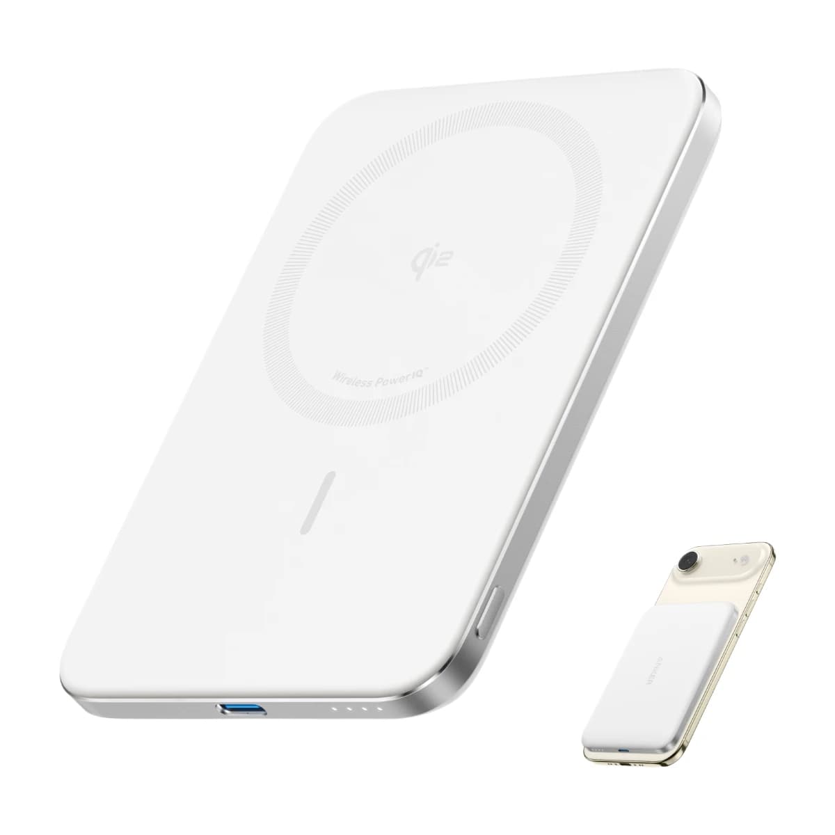 Anker Nano Power Bank 5,000mAh Magnetic Qi2 Certified 15W Max - Thumbnail Angle 1 | Elmougi Store UAE
