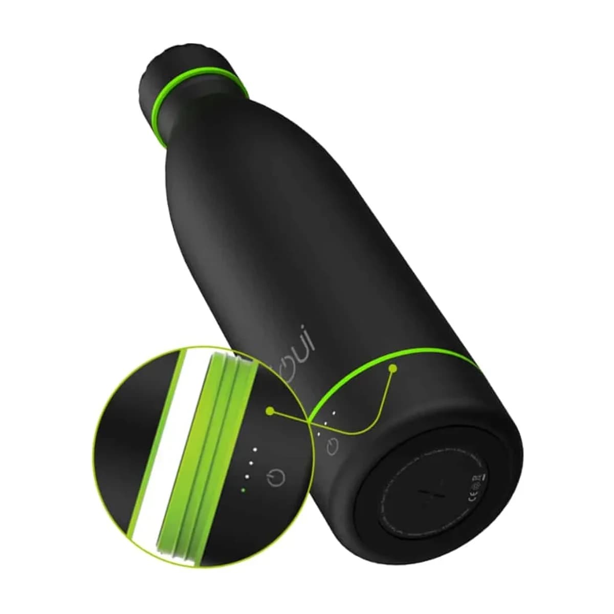 Goui Loch 420ml Water Bottle with 6000mAh Power Bank - Thumbnail Angle 3 | Elmougi Store UAE