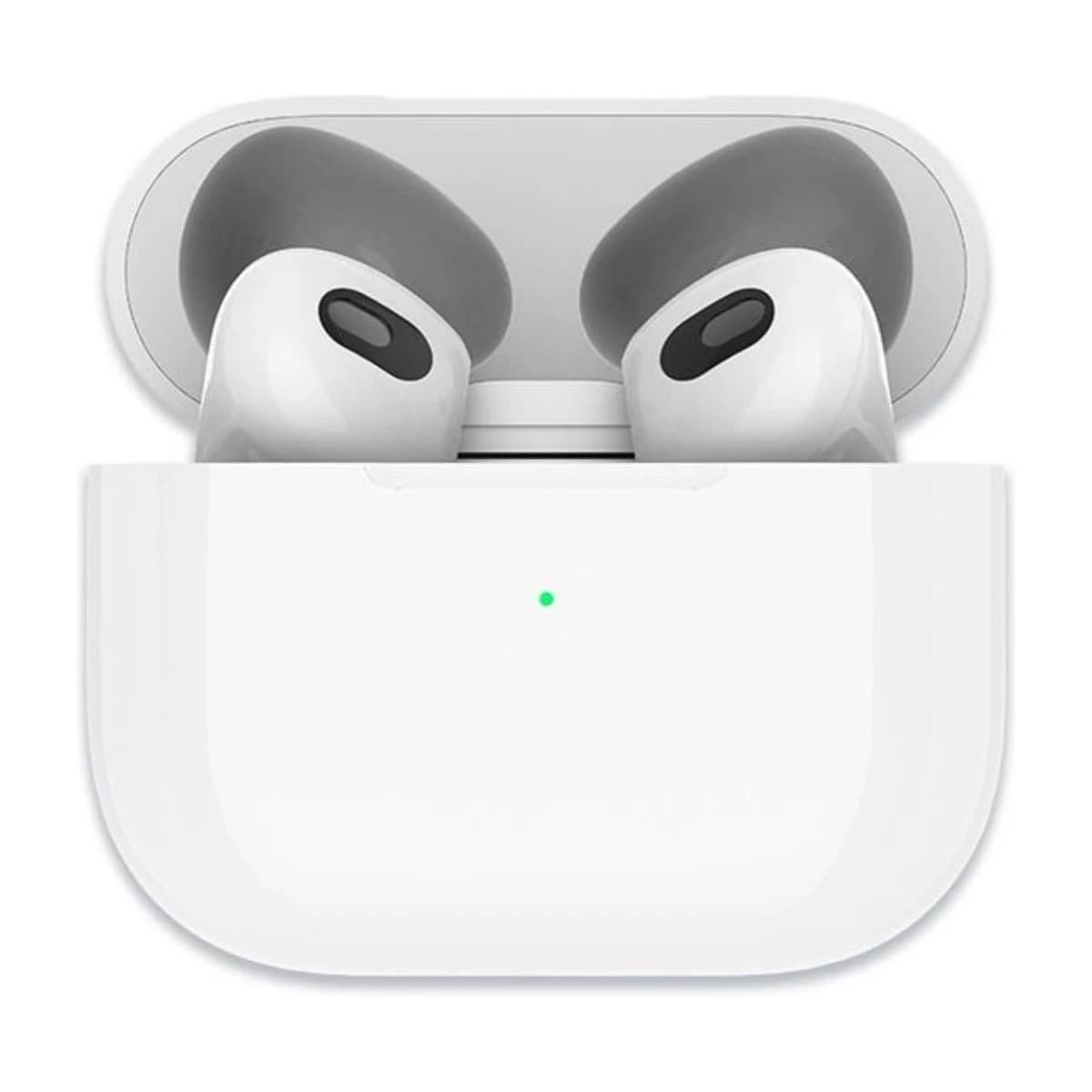 IQ TOUCH True Wireless Stereo Earbuds with Microphone, Touch Control, Wireless Charging Case - White - Thumbnail Angle 1 | Elmougi Store UAE