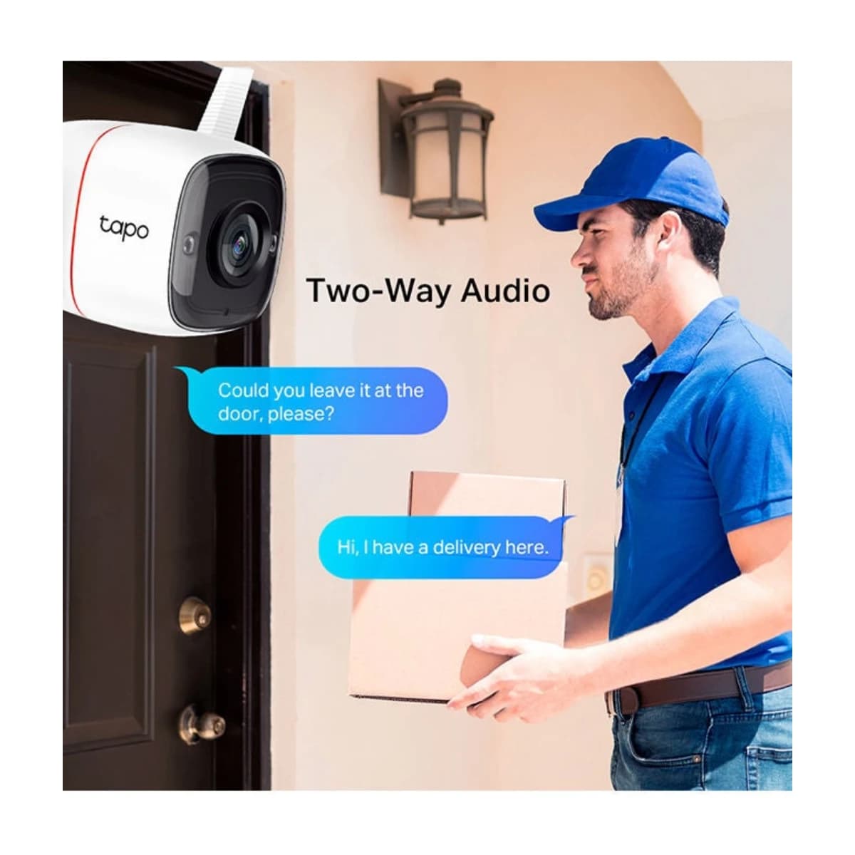TP-Link Tapo C310 Outdoor Security Camera - 3MP HD, Night Vision, Wi-Fi/Ethernet - Thumbnail Angle 3 | Elmougi Store UAE