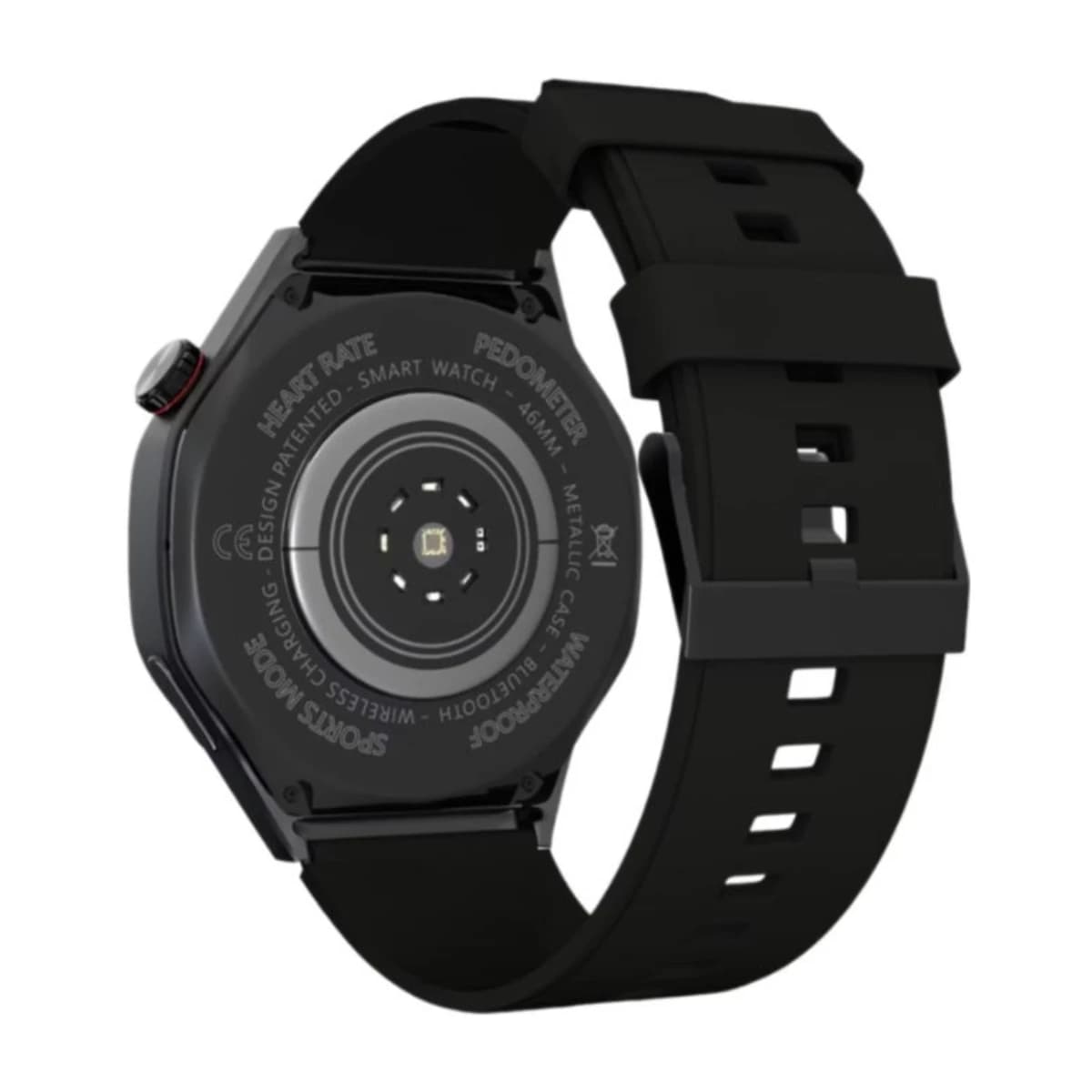 Green Lion Tech Master Smart Watch 1.43" AMOLED, Black - Thumbnail Angle 2 | Elmougi Store UAE