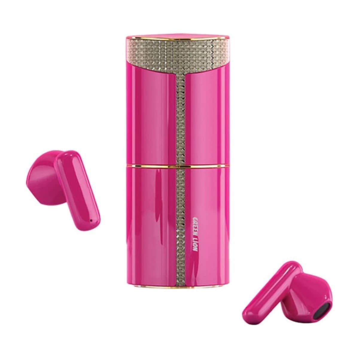 Green Lion Lipstick True Wireless Earbuds - Thumbnail Angle 1 | Elmougi Store UAE