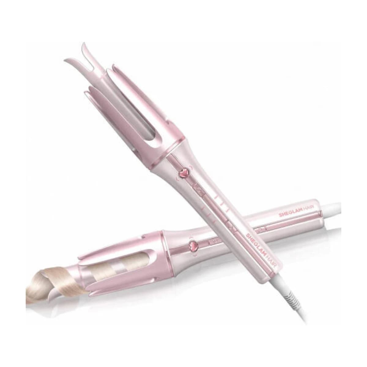 Sheglam Cupid's Charm One-Touch Automatic Curling Wand 25mm - Thumbnail Angle 1 | Elmougi Store UAE