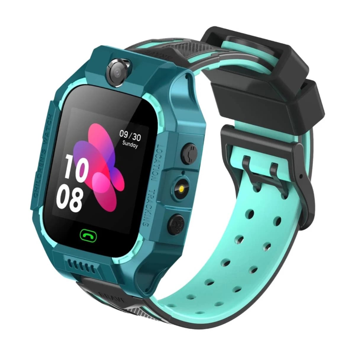 GREEN LION Smart Kids Watch Series 5 with Multilingual Support (English, Arabic, French, Russian), Math Game, 5-Day Standby Time, HD Screen, Time & Alarm Function, Remote Control, Fun & Educational Wearable for Kids - Blue - Thumbnail Angle 1 | Elmougi Store UAE