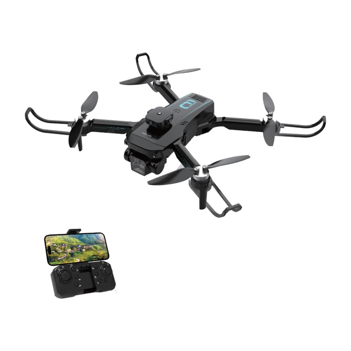 Green Lion G780RC Drone - Gray - Thumbnail Angle 1 | Elmougi Store UAE