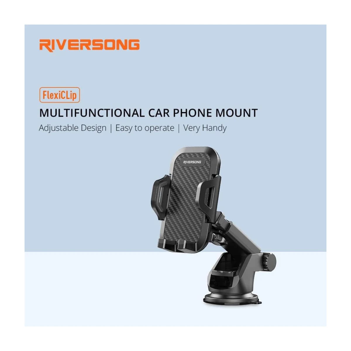 RIVERSONG Multipurpose Windshield Mount - Adjustable & Extendable - Thumbnail Angle 4 | Elmougi Store UAE