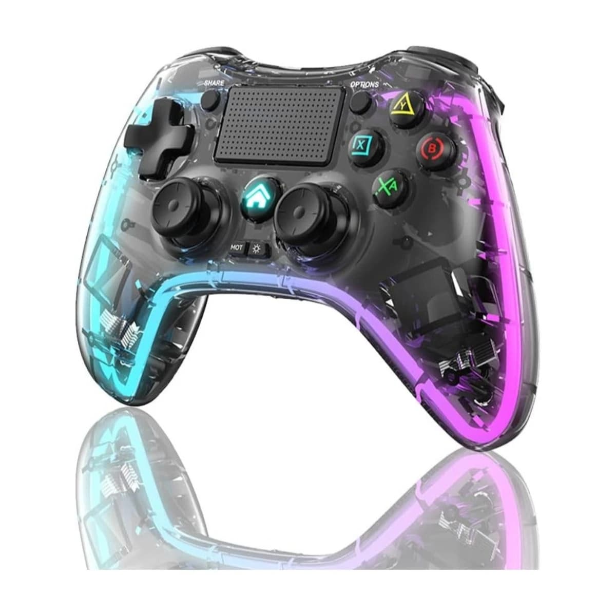 Rock Pow Universal Bluetooth Gamepad for iOS, Android, PS4 & PC - Thumbnail Angle 1 | Elmougi Store UAE