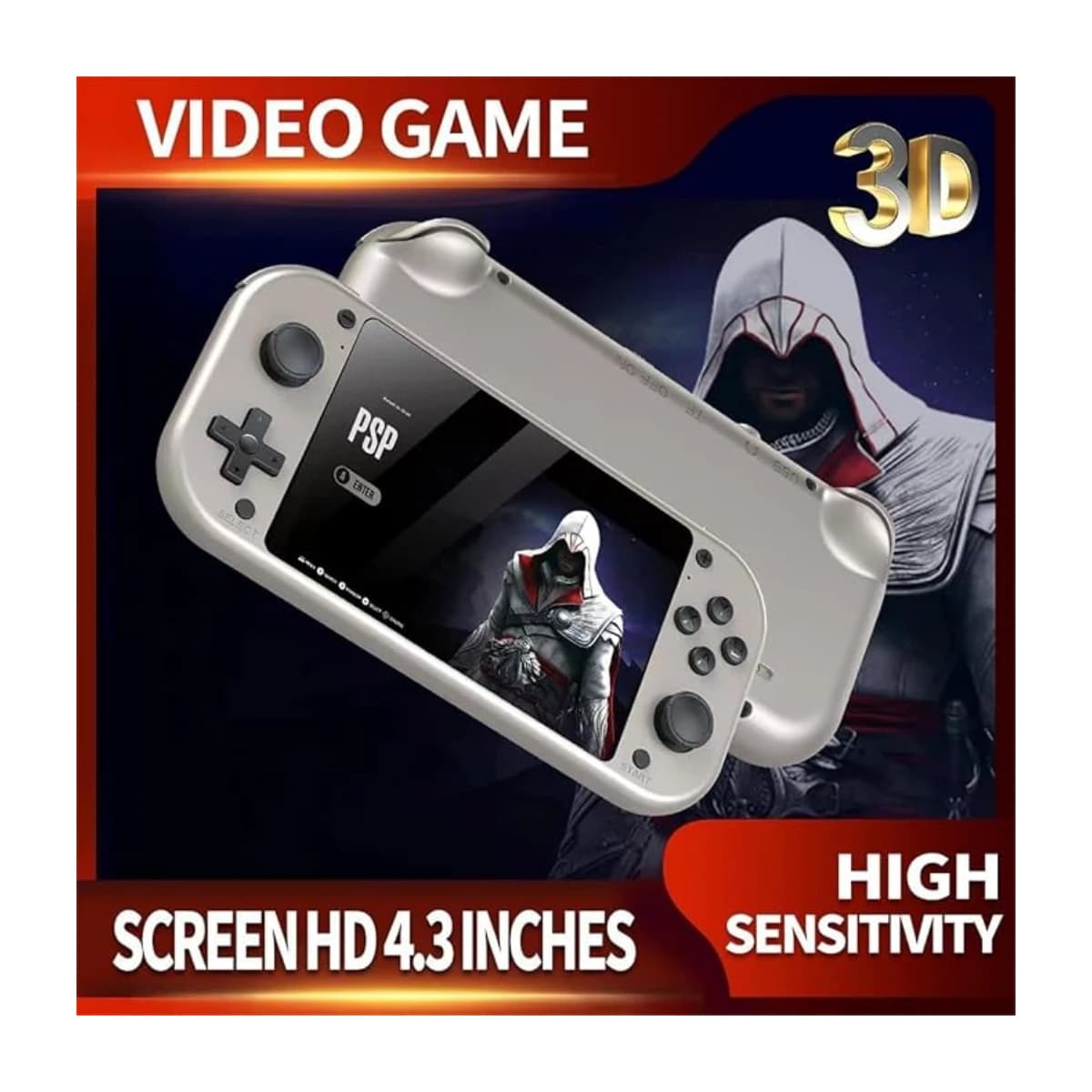 Neo Classic M17 Retro Handheld Game Console - Thumbnail Angle 4 | Elmougi Store UAE