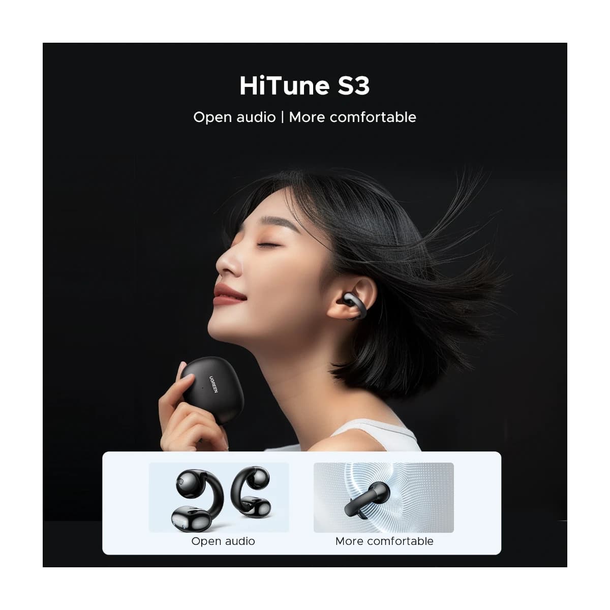 Ugreen HiTune S3 True Wireless Earbuds WS209 - Thumbnail Angle 2 | Elmougi Store UAE