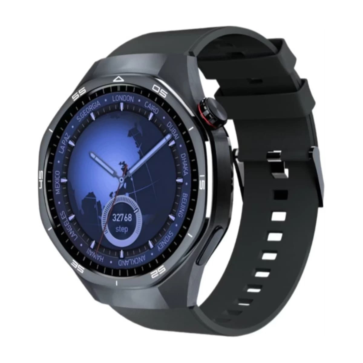 Green Lion Tech Master Smart Watch 1.43" AMOLED, Black - Thumbnail Angle 1 | Elmougi Store UAE