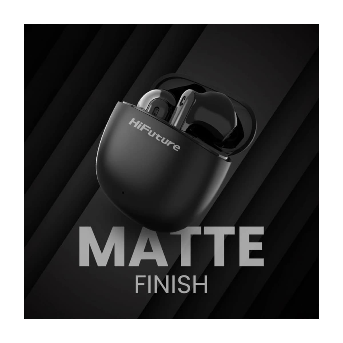 HiFuture Colorbuds2 TWS Earphones - Bluetooth 5.3, 20 Hours Playtime, IPX5 Sweatproof, ENC for Calls, Dynamic Bass - Thumbnail Angle 2 | Elmougi Store UAE