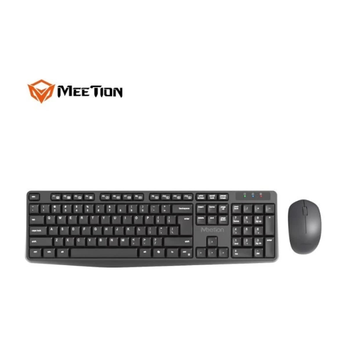 Meetion Meetion 2.4G Wireless Keyboard Mouse Combo CW235 Whisper Silent Typing 2.4G Wireless Connectivity Power-efficient wireless technology - Thumbnail Angle 1 | Elmougi Store UAE