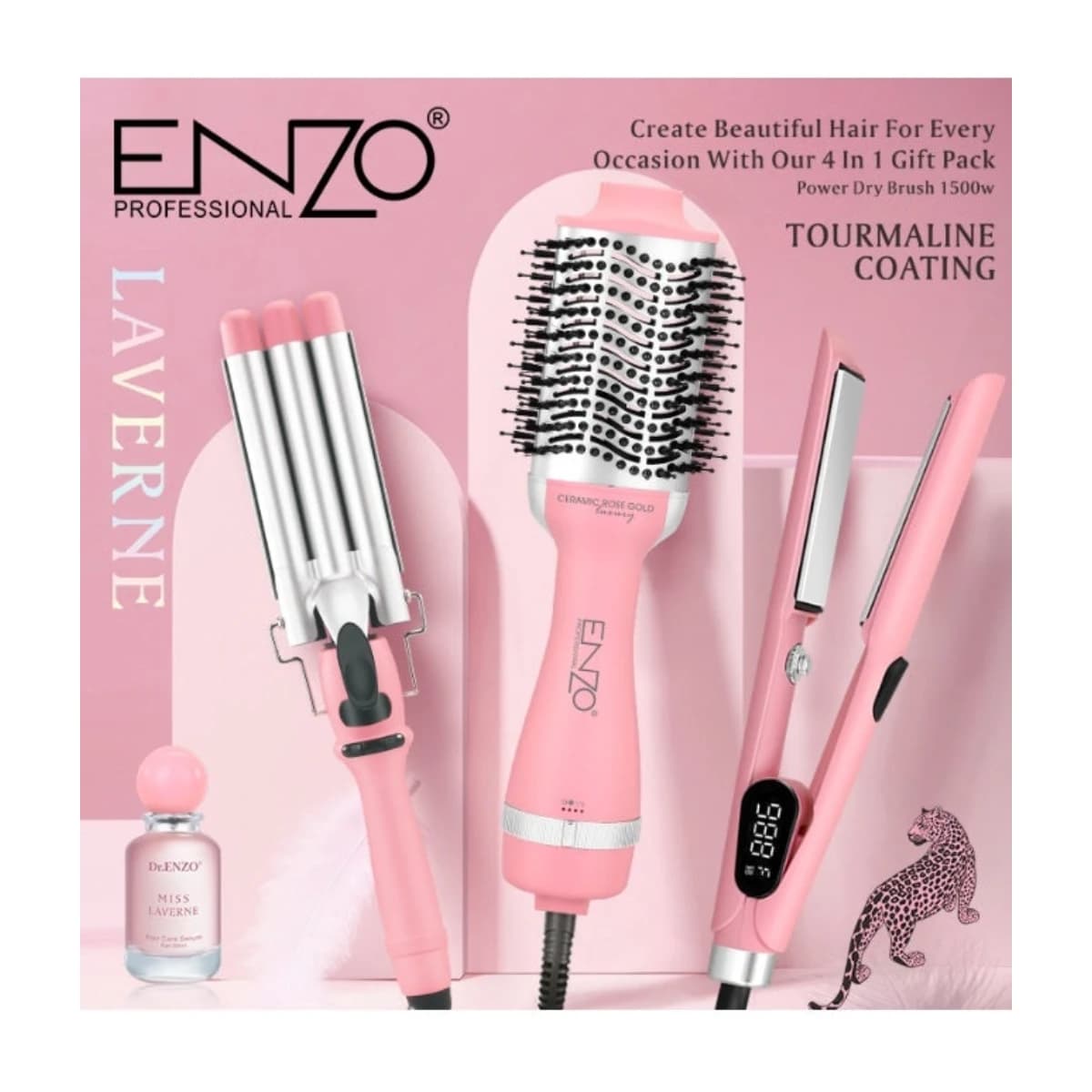 ENZO Professional EN-5611 4-in-1 Hair Styler - Thumbnail Angle 4 | Elmougi Store UAE