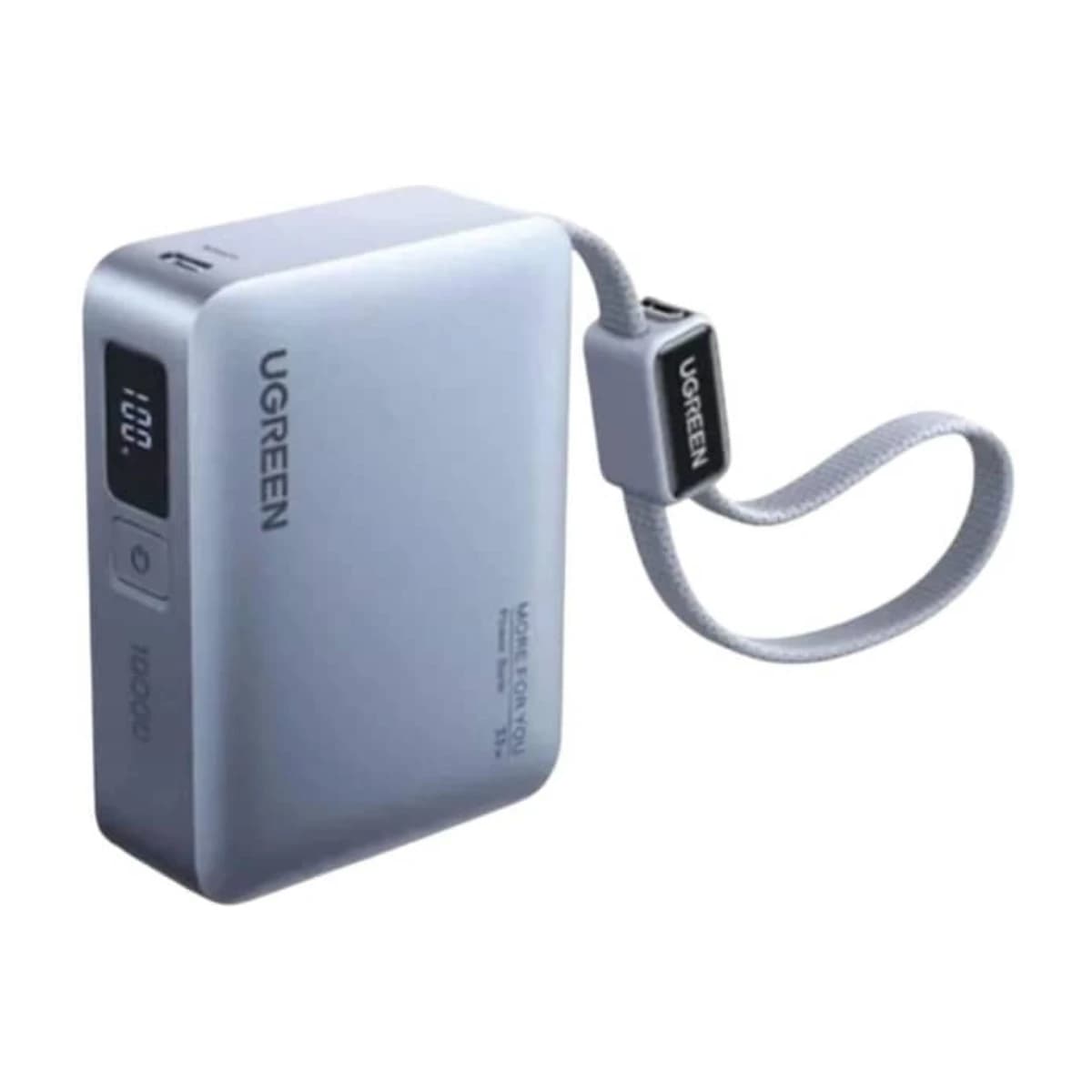 UGREEN Fast Charging Power Bank 10000mAh - Blue (PB584) - Thumbnail Angle 1 | Elmougi Store UAE