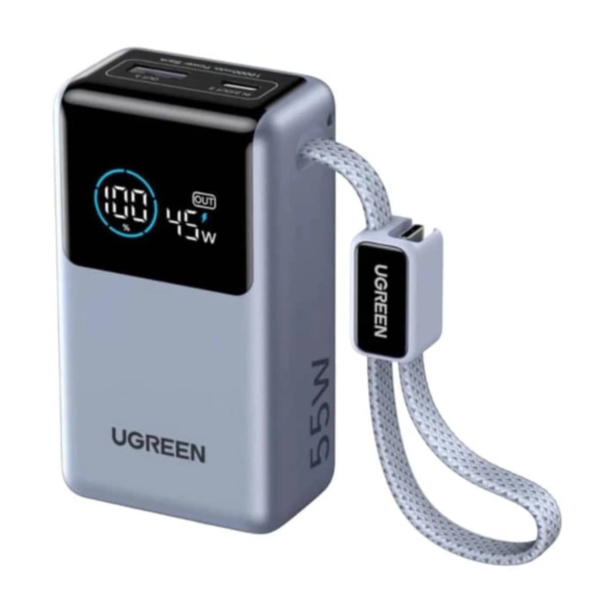 UGREEN Nexode Pro Power Bank 10000mAh - Blue - High Resolution View 1 | Elmougi Store UAE