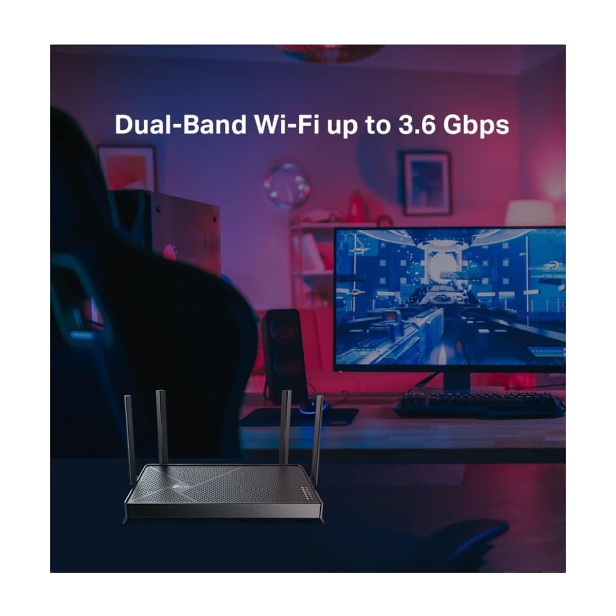 TP-Link Archer BE230 BE3600 Dual-Band Wi-Fi 7 Router - High Resolution View 4 | Elmougi Store UAE