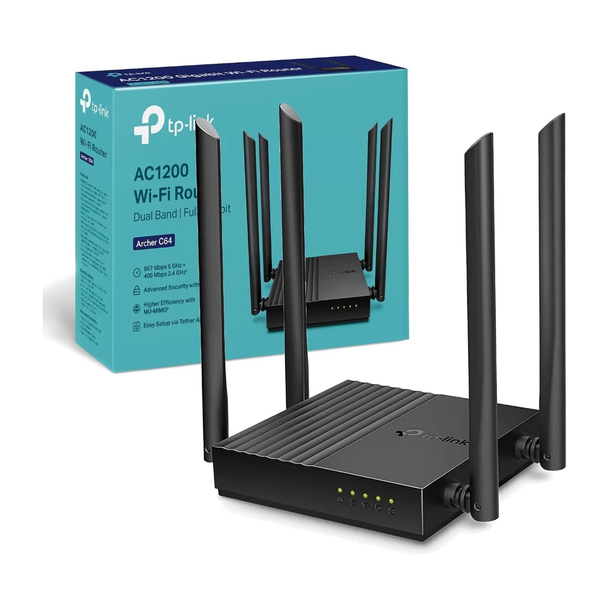TP-Link AC1200 Dual-Band Gigabit Wi-Fi Router - High Resolution View 1 | Elmougi Store UAE