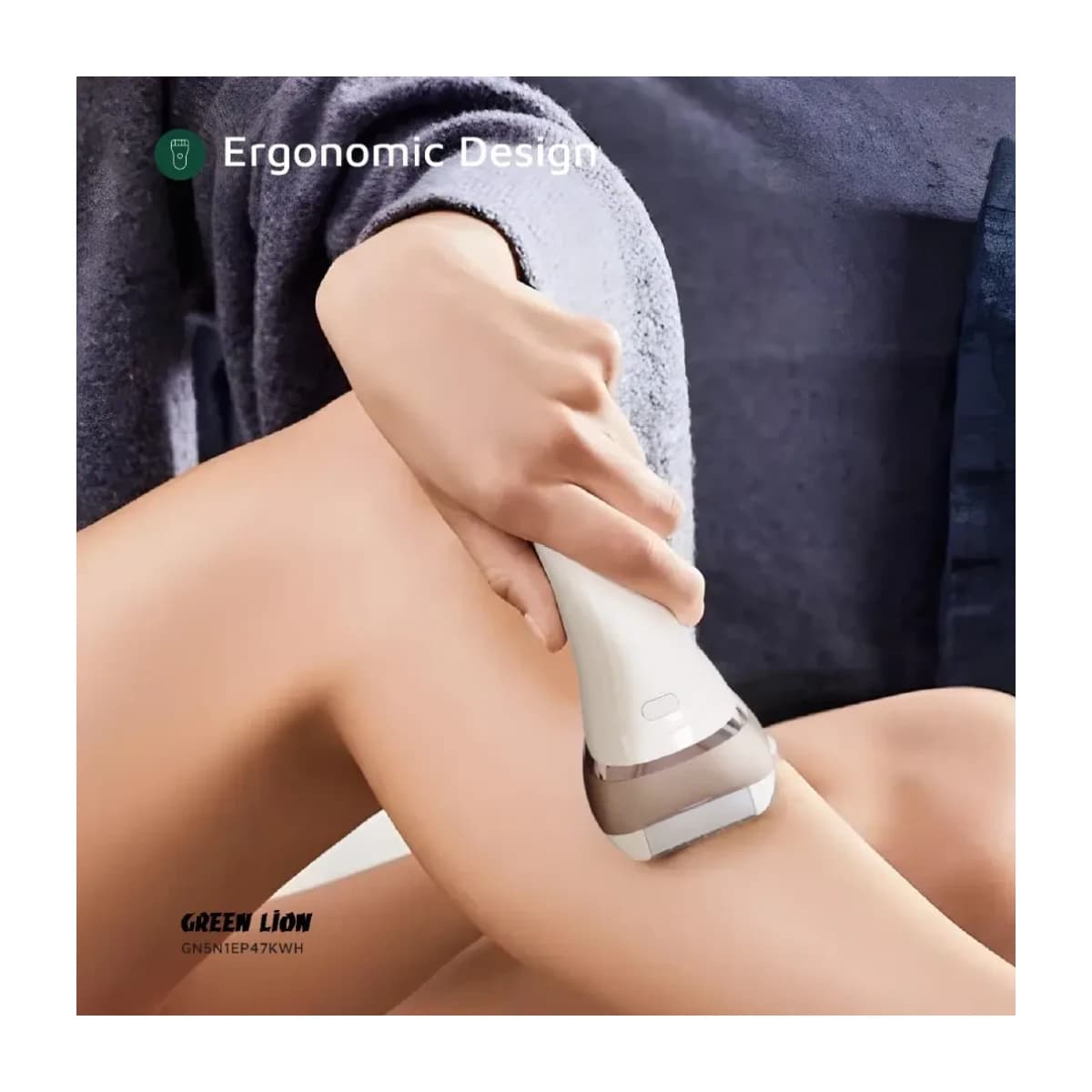 Green Lion 5-in-1 Cordless Epilator Kit - White - High Resolution View 4 | Elmougi Store UAE