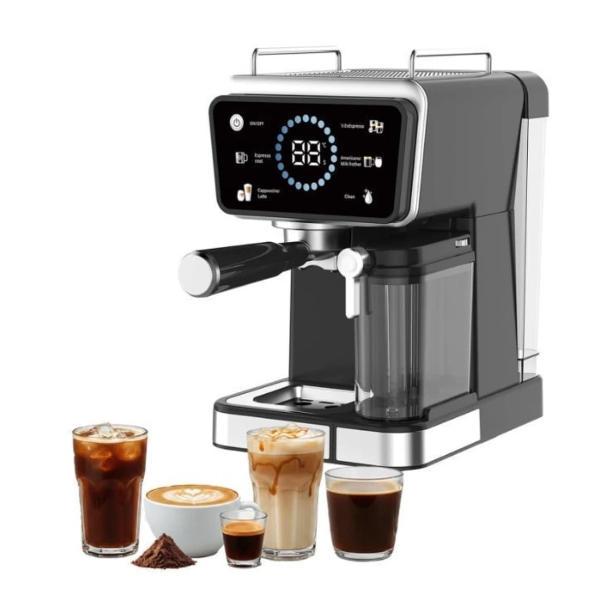 LePRESSO Hot & Cold Brewing Coffee Machine with Milk Frother - High Resolution View 1 | Elmougi Store UAE