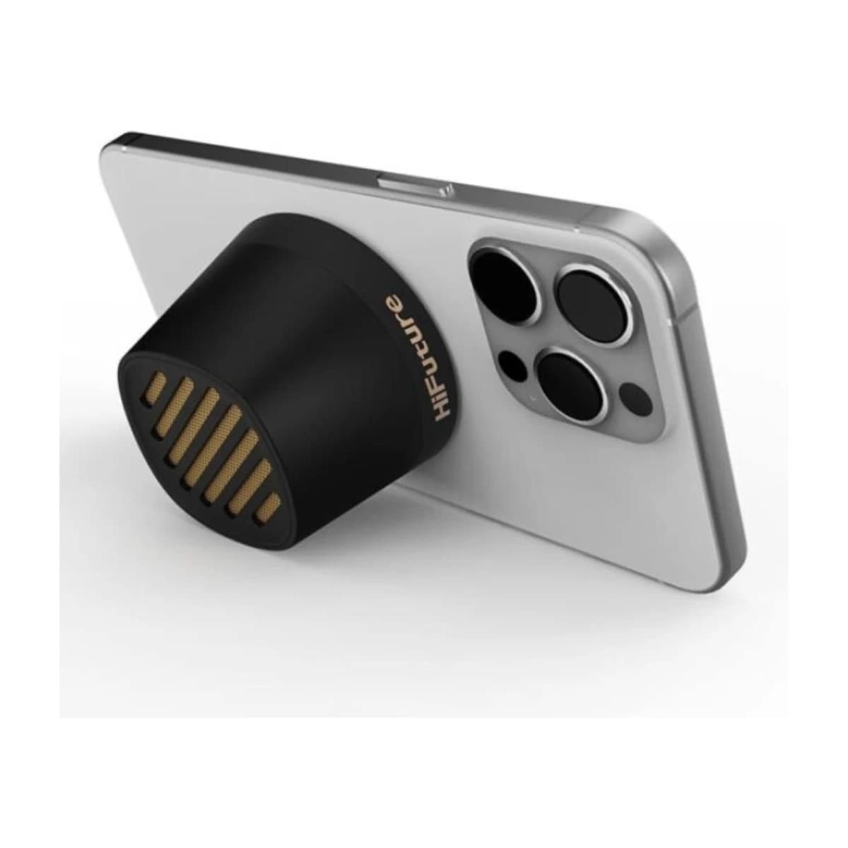 HiFuture MEGA S MagSafe Wireless Bluetooth Speaker with Phone Holder & Wireless Charging - High Resolution View 2 | Elmougi Store UAE