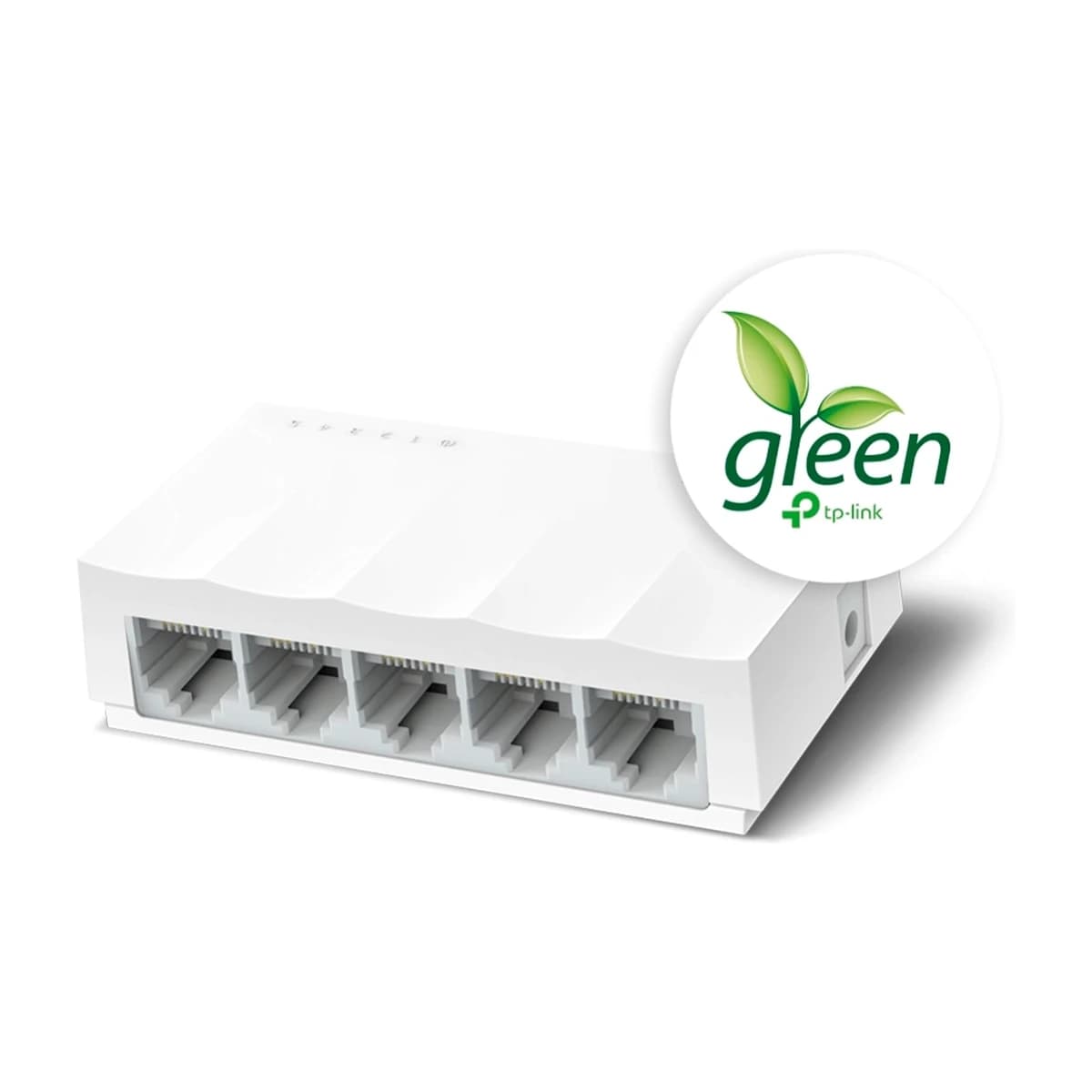 TP-Link LS1005, Unmanaged Fast Ethernet Switch, 5 x 10/100Mbps Ports, Desktop Design, Plug and Play - High Resolution View 3 | Elmougi Store UAE