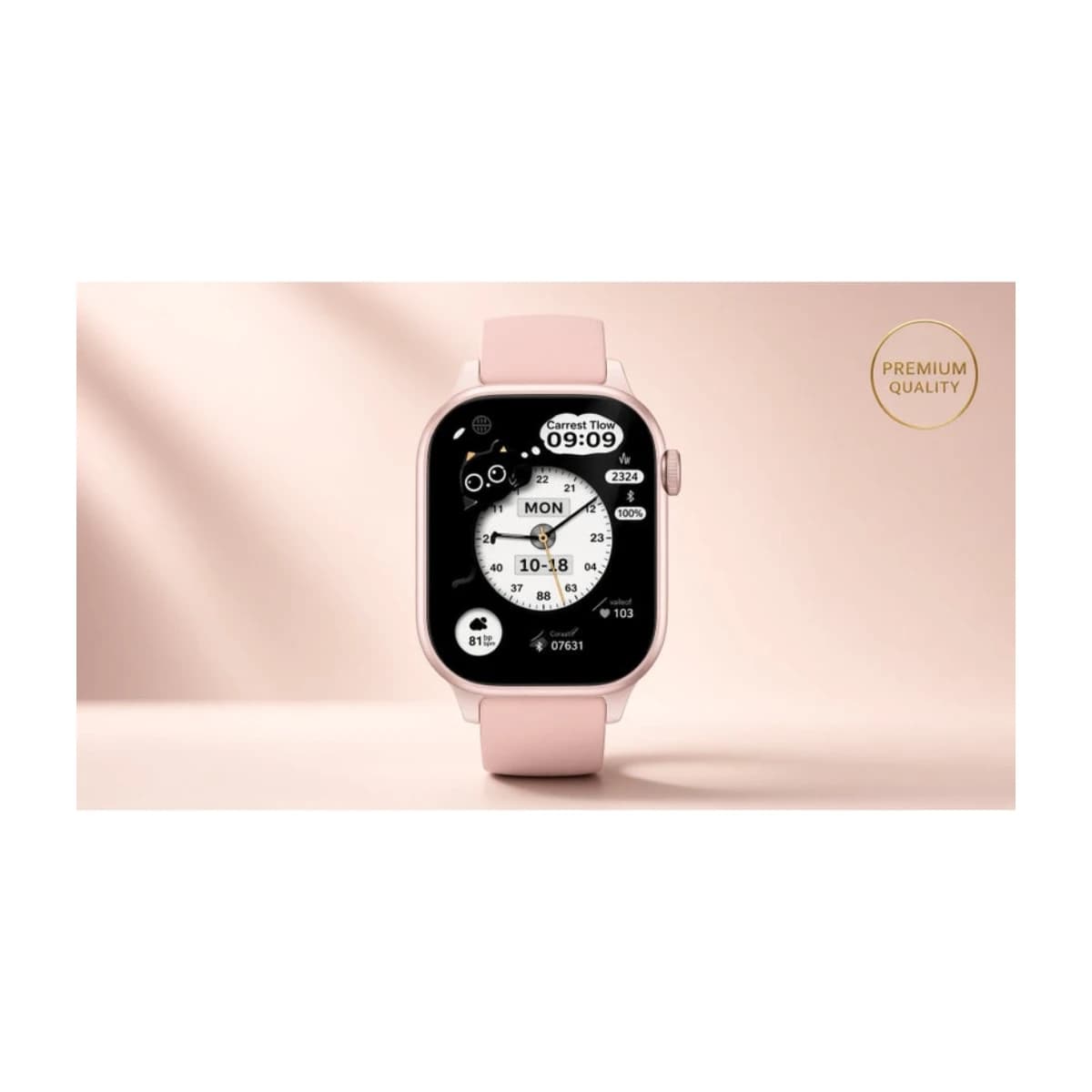 Hie-Q Madam Mini AMOLED Smart Watch for Women - High Resolution View 3 | Elmougi Store UAE