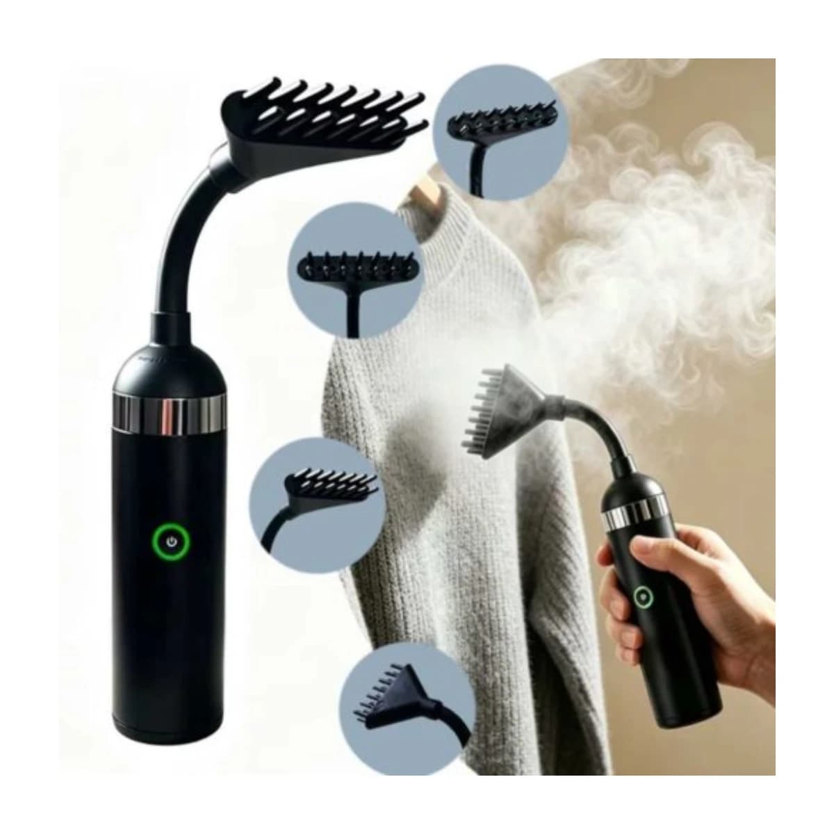 2-in-1 Portable Electronic Oud Burner & Rotating Hair and Clothes Diffuser – BK-82 - High Resolution View 3 | Elmougi Store UAE