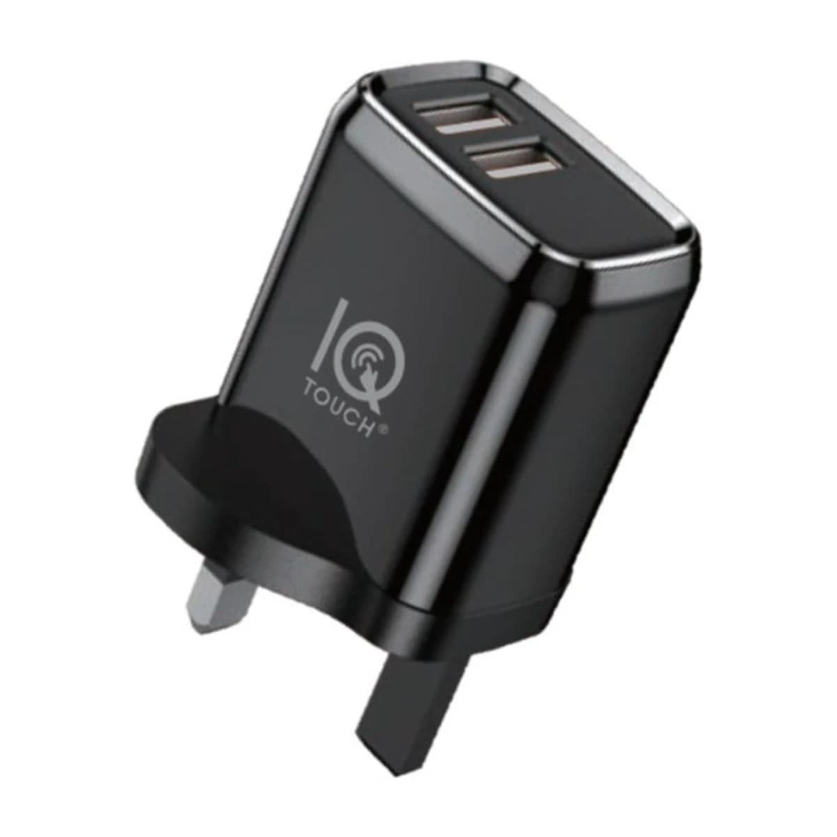 IQ TOUCH 2P Dual USB Ports Fast Charger - High Resolution View 1 | Elmougi Store UAE