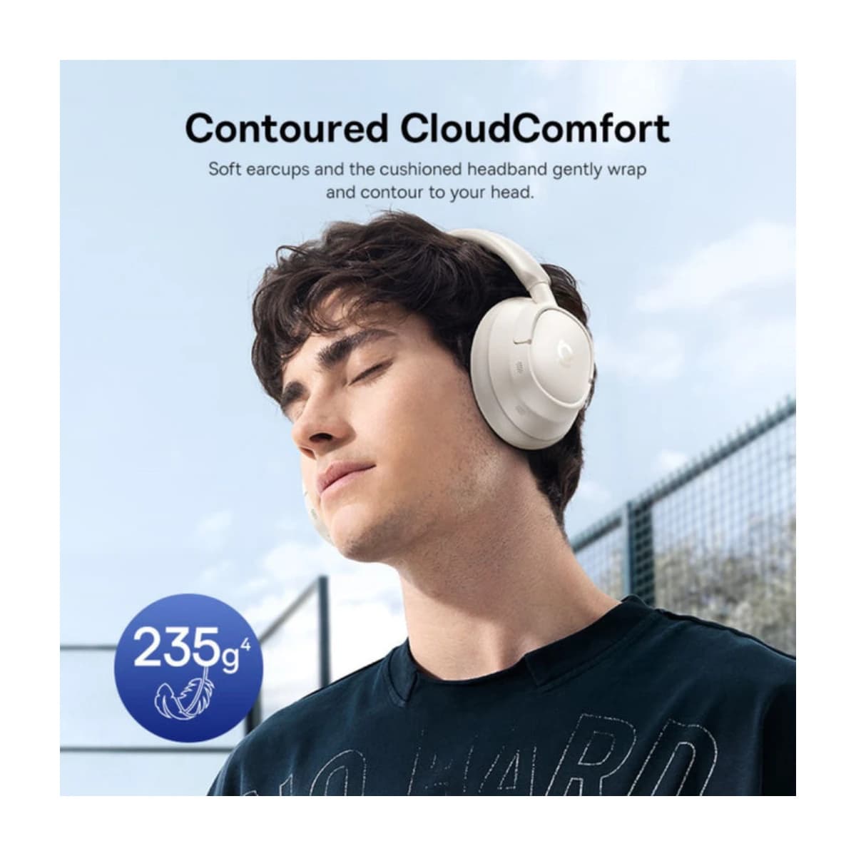 Baseus Bass BH1 NC Wireless Noise Cancelling Headphones - High Resolution View 3 | Elmougi Store UAE