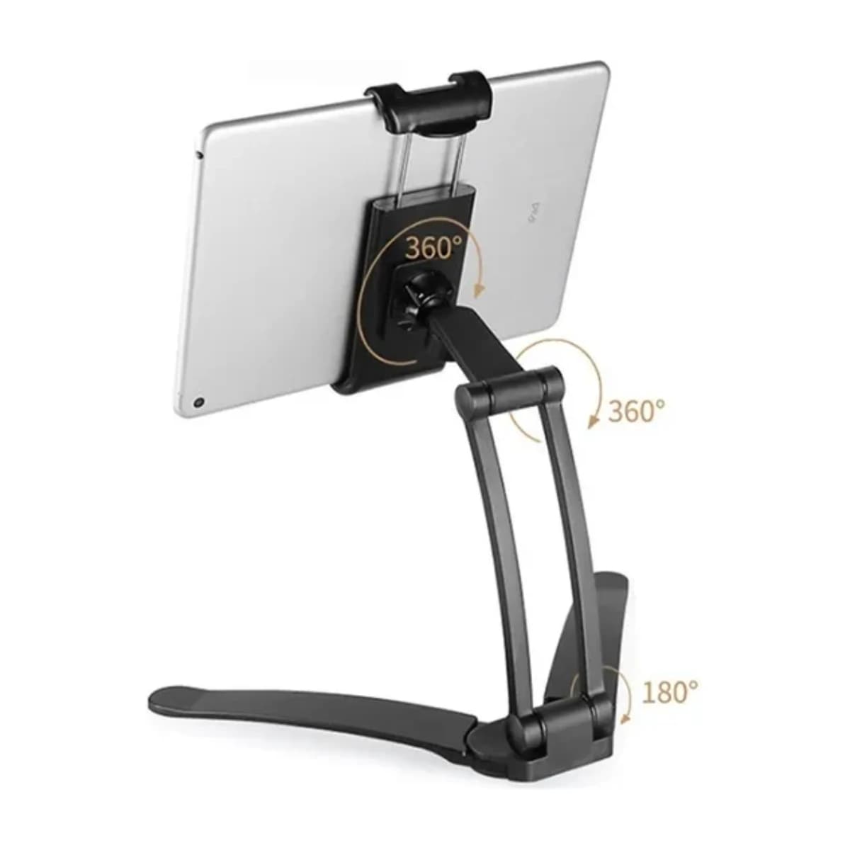 2-in-1 Kitchen Tablet Mount Stand - Wall Mount & Desk Stand for 7-12 Inch Tablets - High Resolution View 2 | Elmougi Store UAE