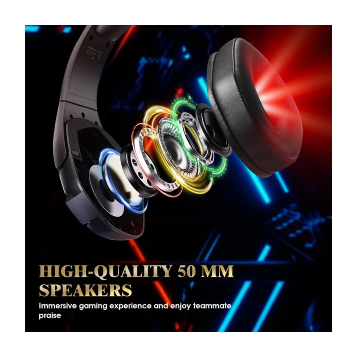 Kotion Each G3000 3.5mm Gaming Headset with Microphone and RGB LED - High Resolution View 2 | Elmougi Store UAE