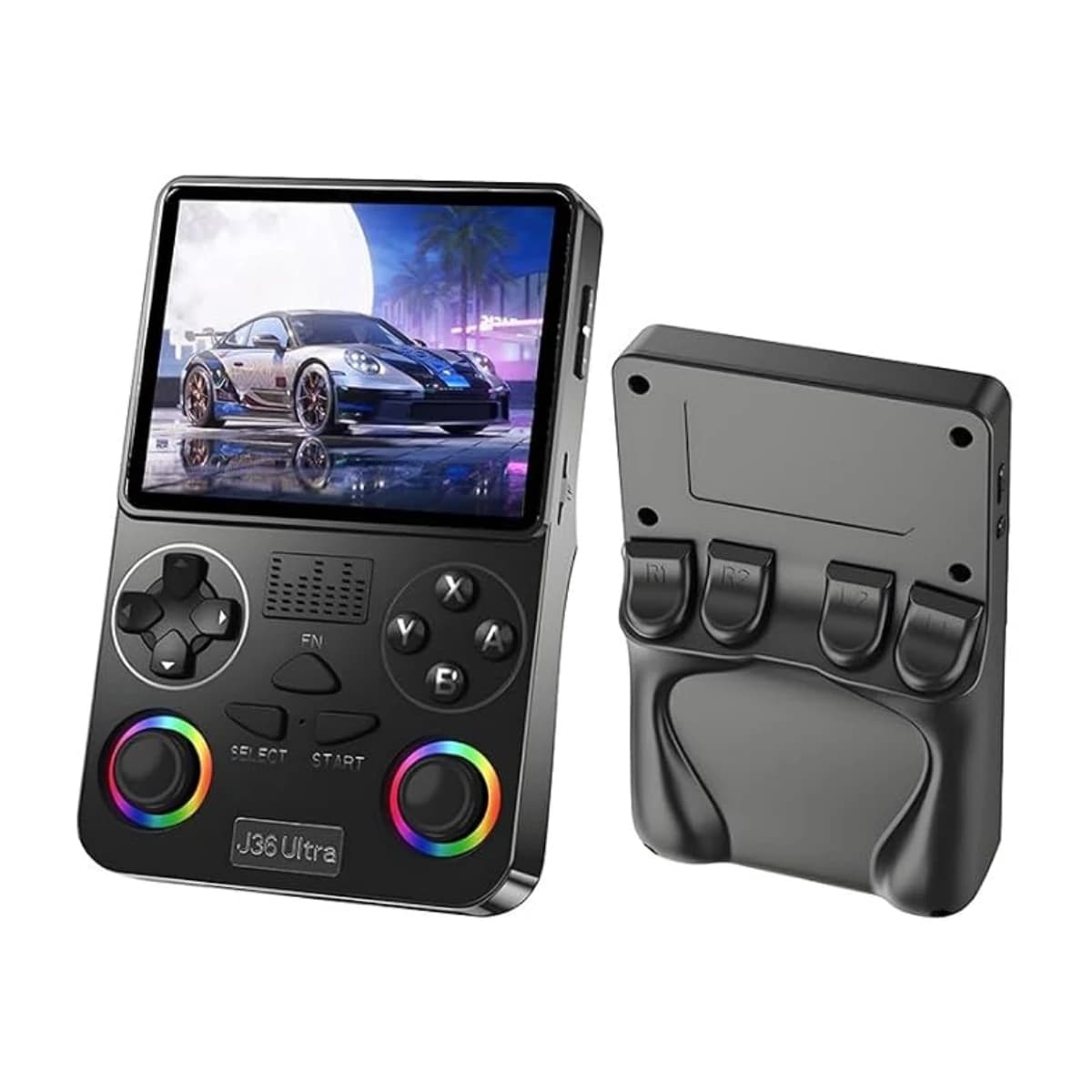 J36 Ultra Handheld Gaming Console with RGB Joysticks - High Resolution View 1 | Elmougi Store UAE