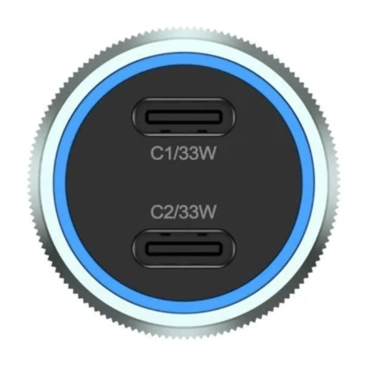 IQ Touch 66W Dual USB-C Car Charger - High Resolution View 3 | Elmougi Store UAE