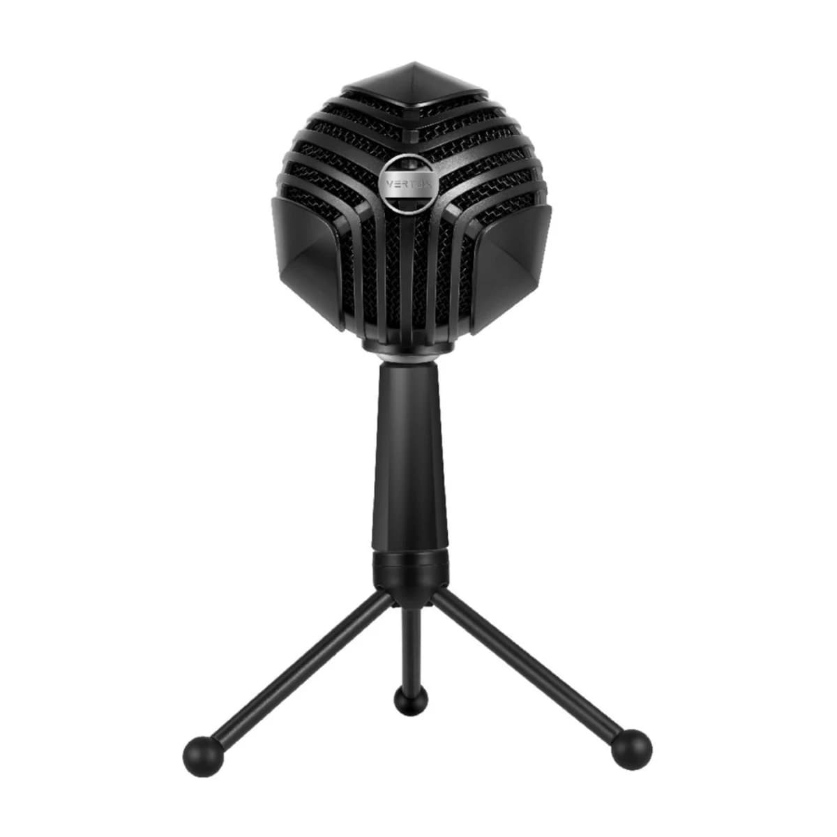 Vertux Sphere USB Condenser Microphone with LED Light - High Resolution View 1 | Elmougi Store UAE