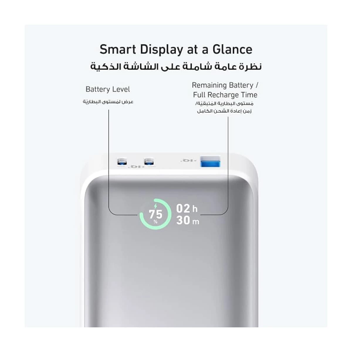 Anker 533 PowerCore 30W 10000mAh Power Bank - High Resolution View 4 | Elmougi Store UAE